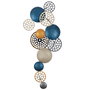 Wallity Bronte - CH103-2 Escultura de Pared de Metal Plateado
